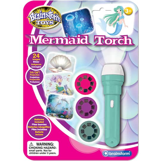 Brainstorm Toys Mermaid Flashlight &#x26; Projector